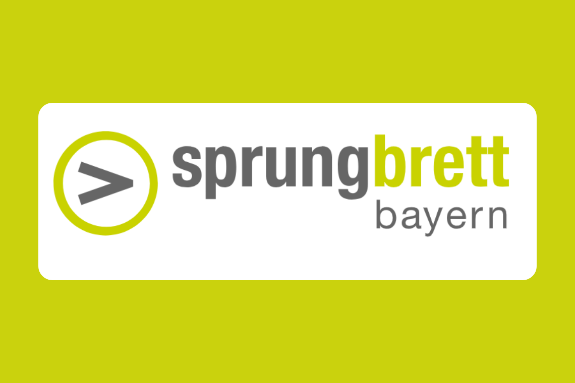 Das Logo von sprungbrett bayern